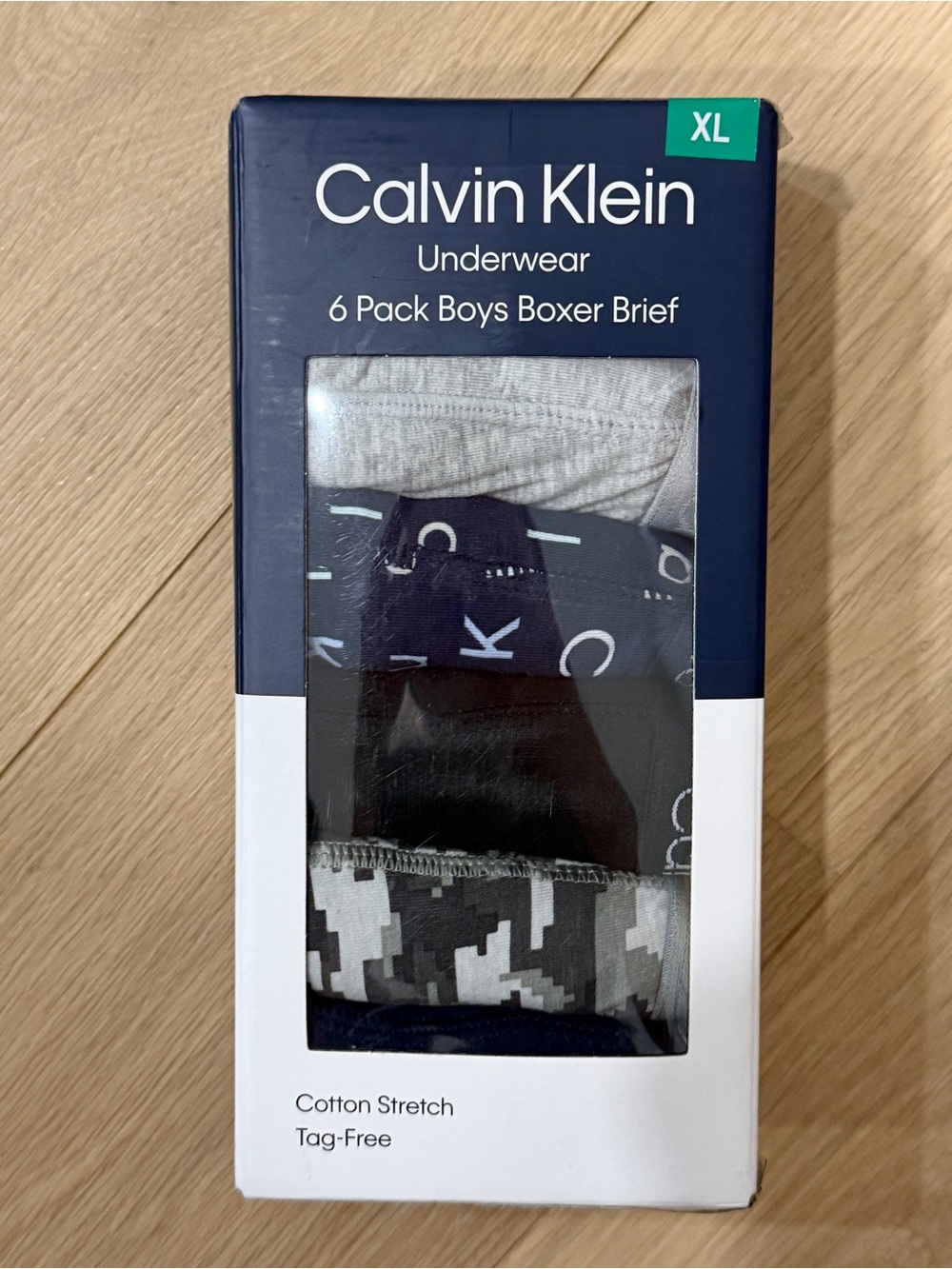 Calvin Klein Underwear 6-Pack Boys’ Boxer Briefs NWT Size XL
